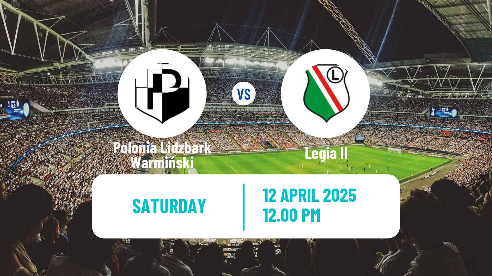 Soccer Polish Division 3 - Group I Polonia Lidzbark Warmiński - Legia II