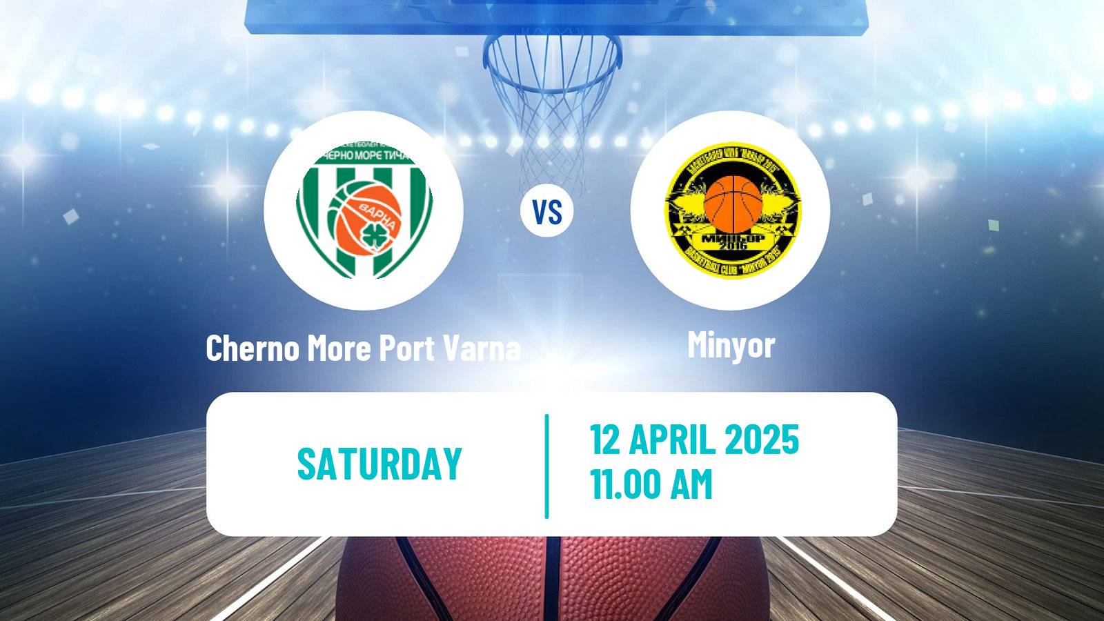 Basketball Bulgarian NBL Cherno More Port Varna - Minyor