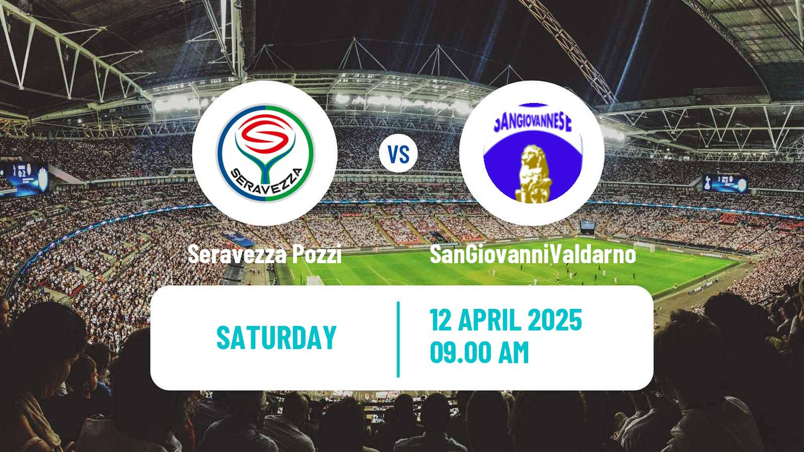 Soccer Italian Serie D - Group E Seravezza Pozzi - SanGiovanniValdarno