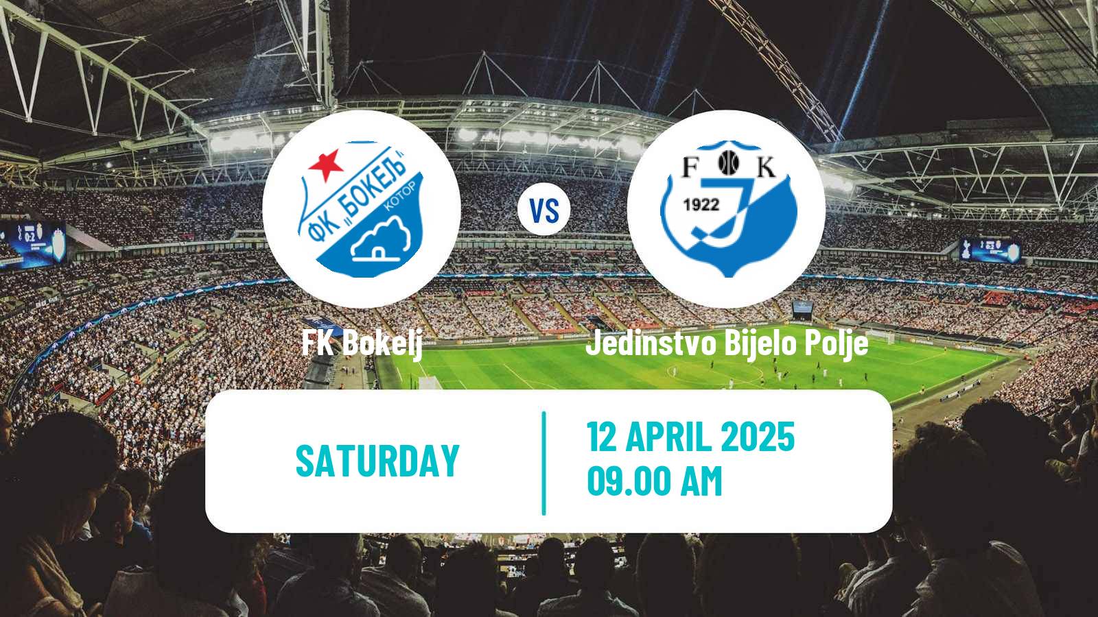 Soccer Montenegrin First League Bokelj - Jedinstvo Bijelo Polje