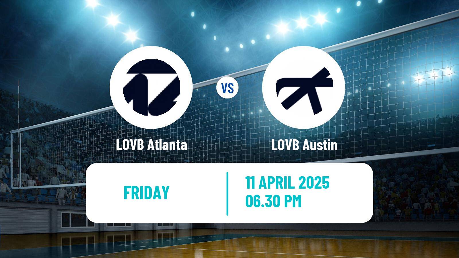Volleyball LOVB Women Atlanta - Austin