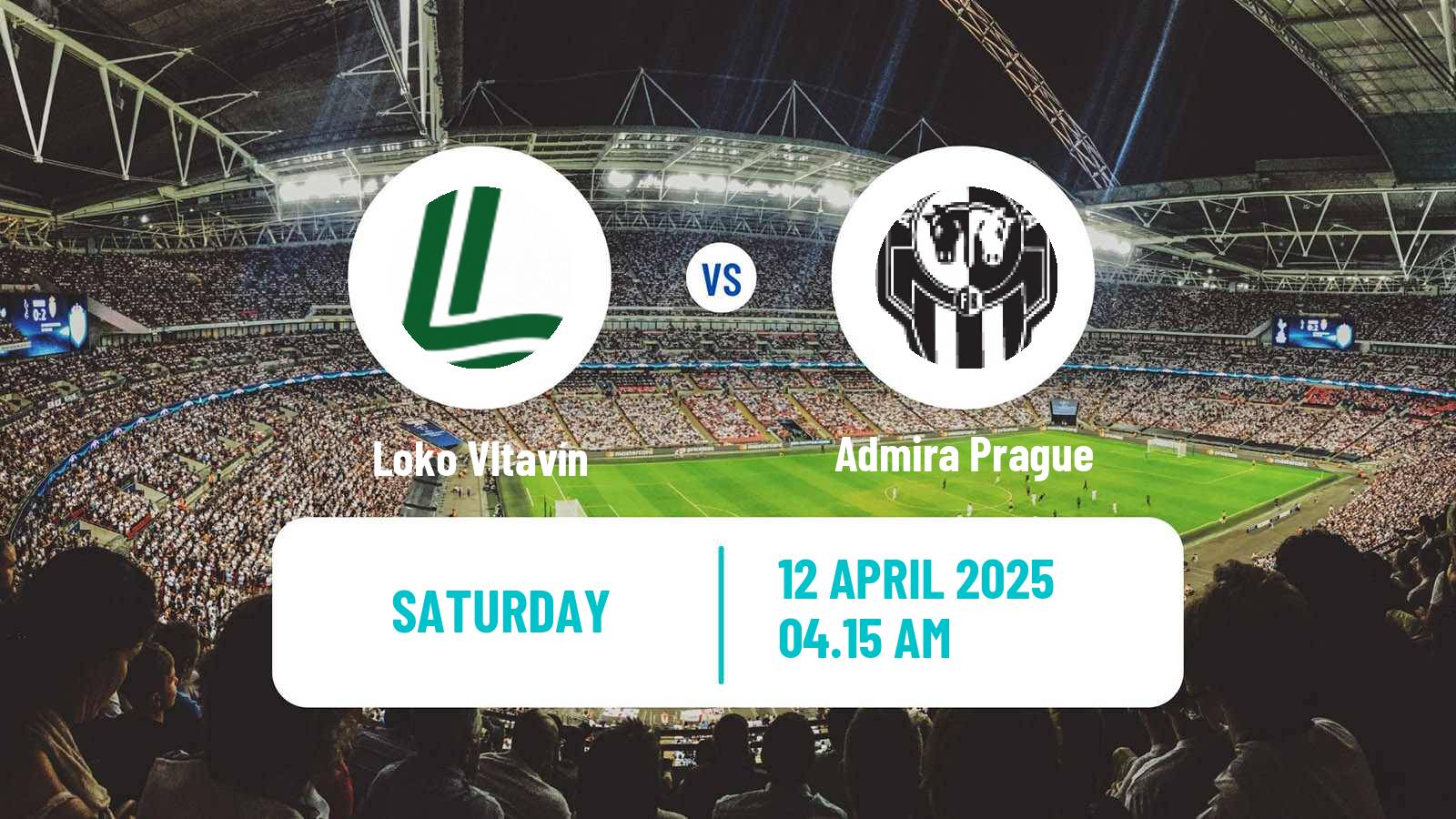 Soccer Czech CFL Group A Loko Vltavín - Admira Prague