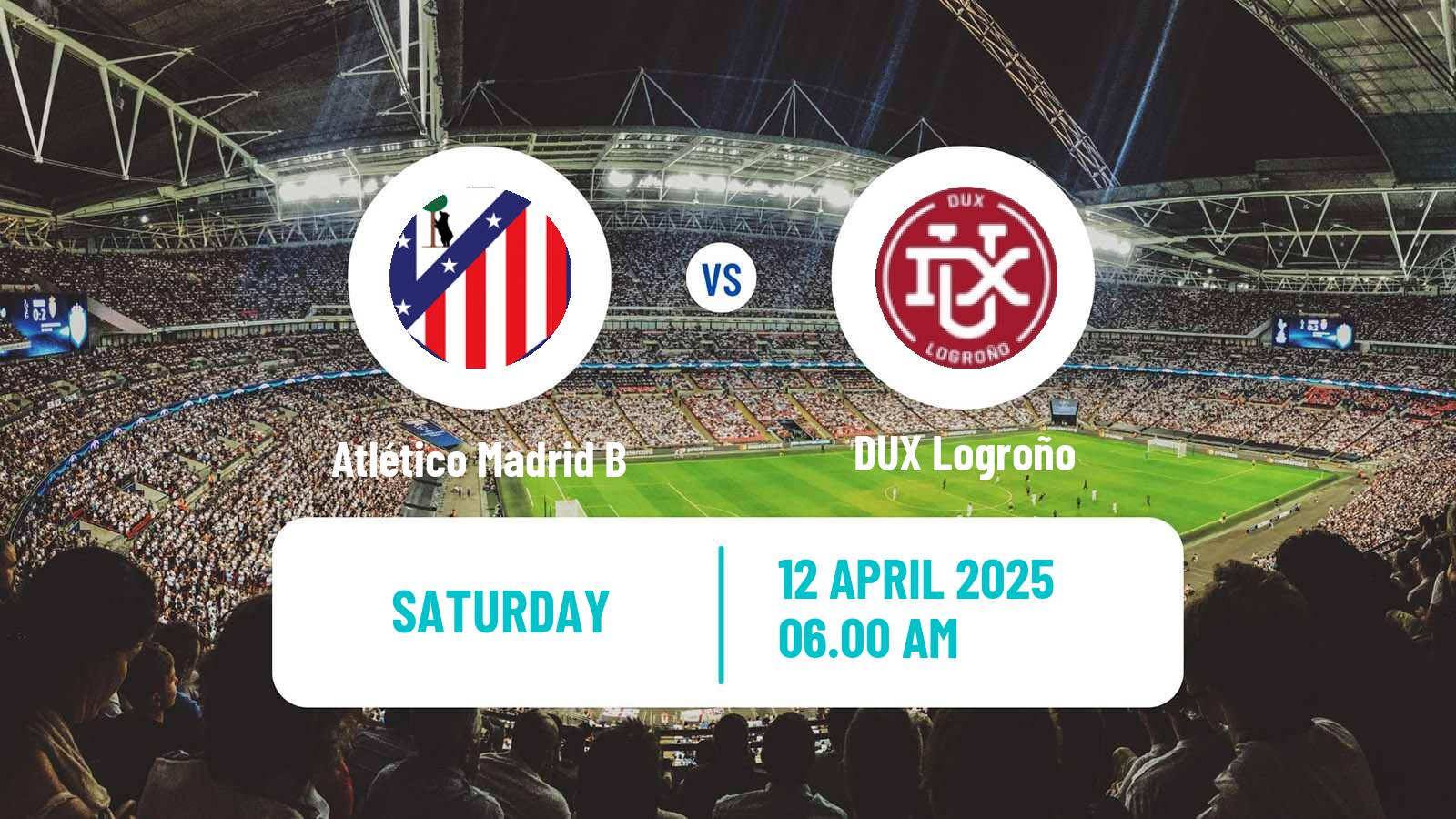 Soccer Spanish Primera Federacion Women Atlético Madrid B - DUX Logroño