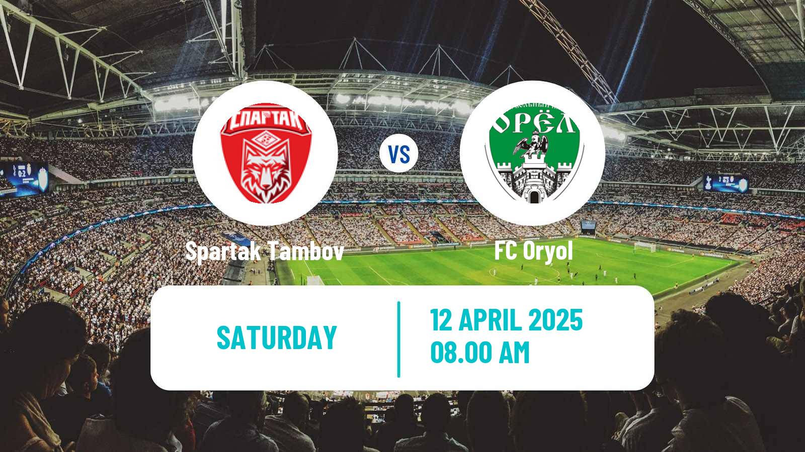 Football FNL 2 Division B Group 3 Spartak Tambov - Oryol