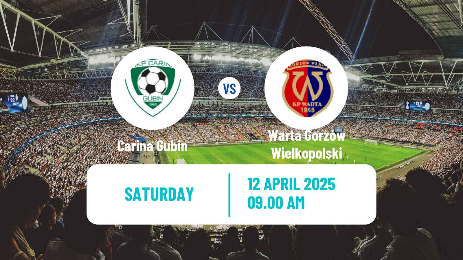 Soccer Polish Division 3 - Group III Carina Gubin - Warta Gorzów Wielkopolski