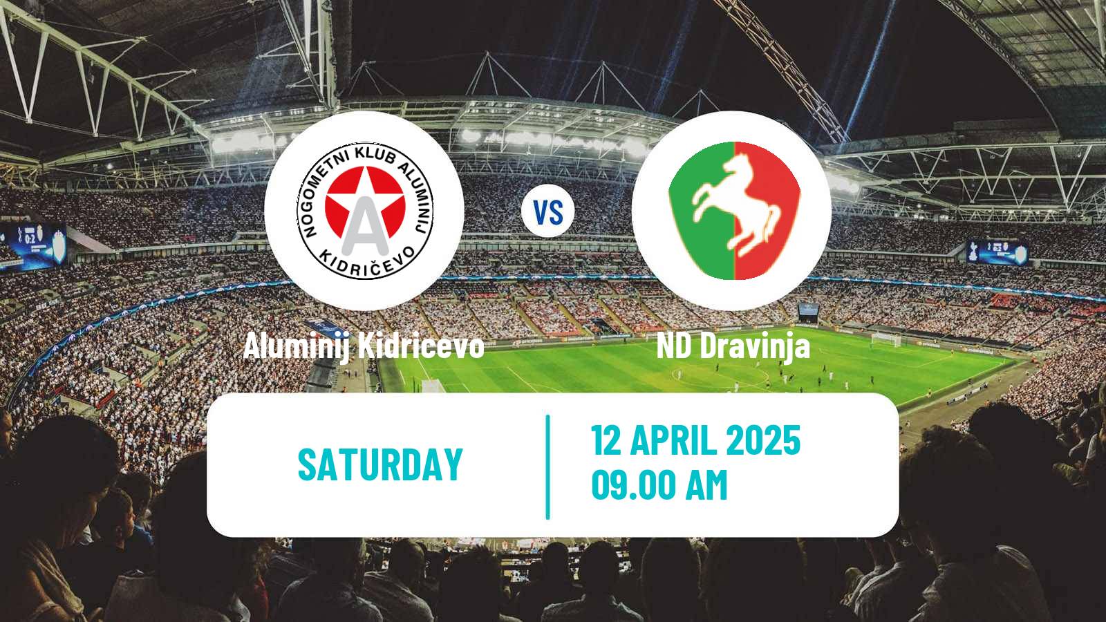 Soccer Slovenian 2 SNL Aluminij Kidricevo - Dravinja