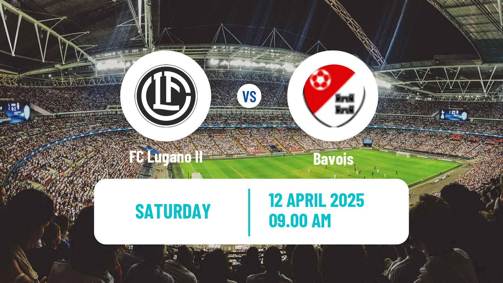 Soccer Swiss Promotion League Lugano II - Bavois