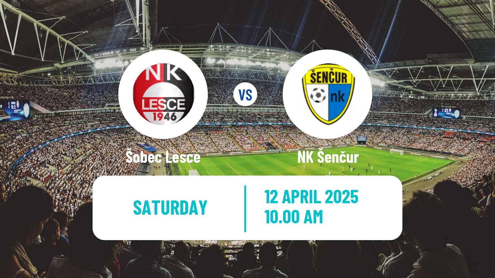 Football Slovenian 3 SNL West Šobec Lesce - Šenčur