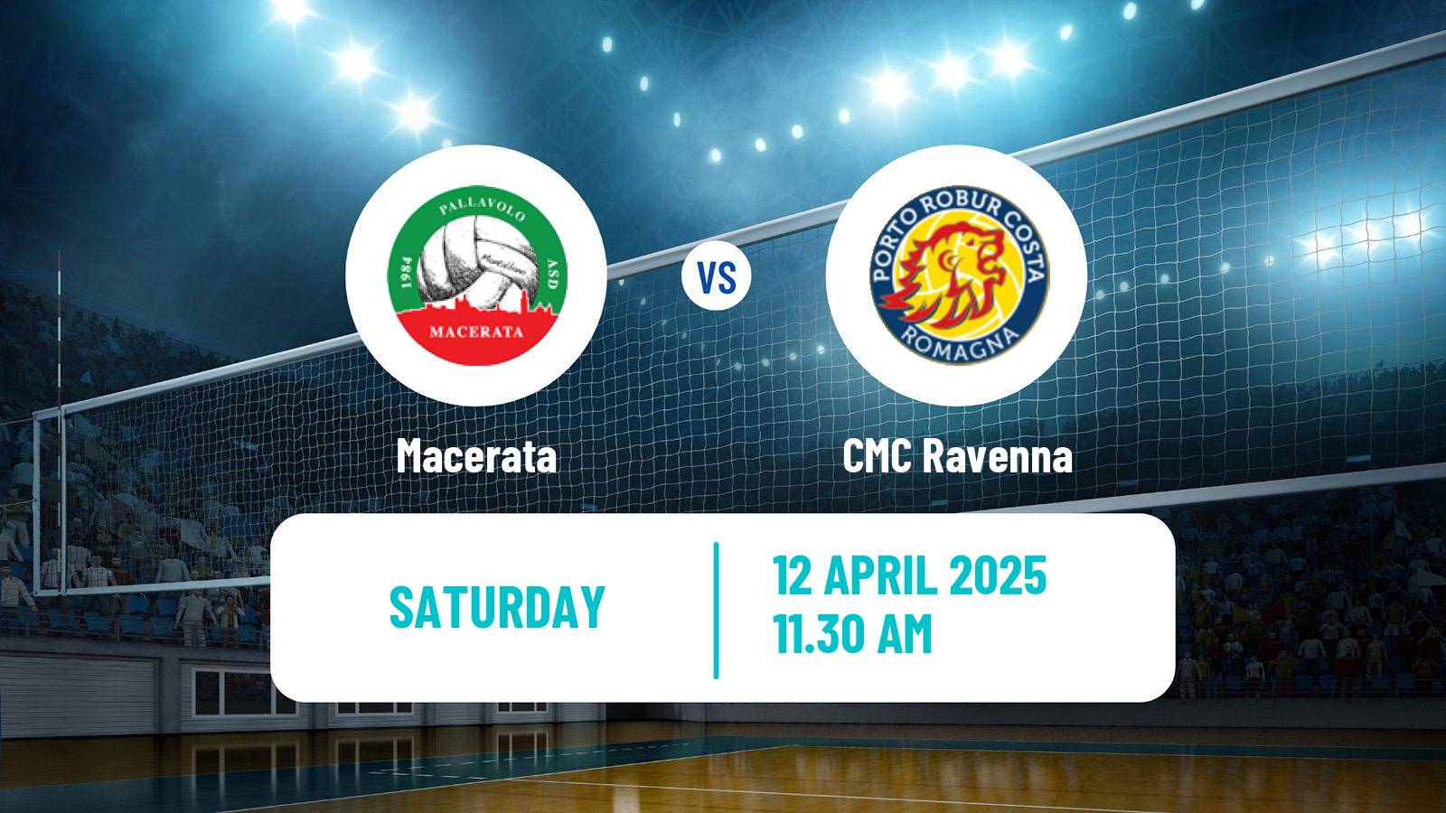 Volleyball Italian Coppa A2 Volleyball Macerata - CMC Ravenna