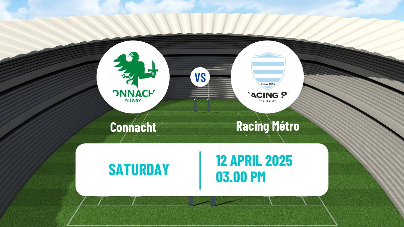 Rugby union Challenge Cup Rugby Connacht - Racing Métro