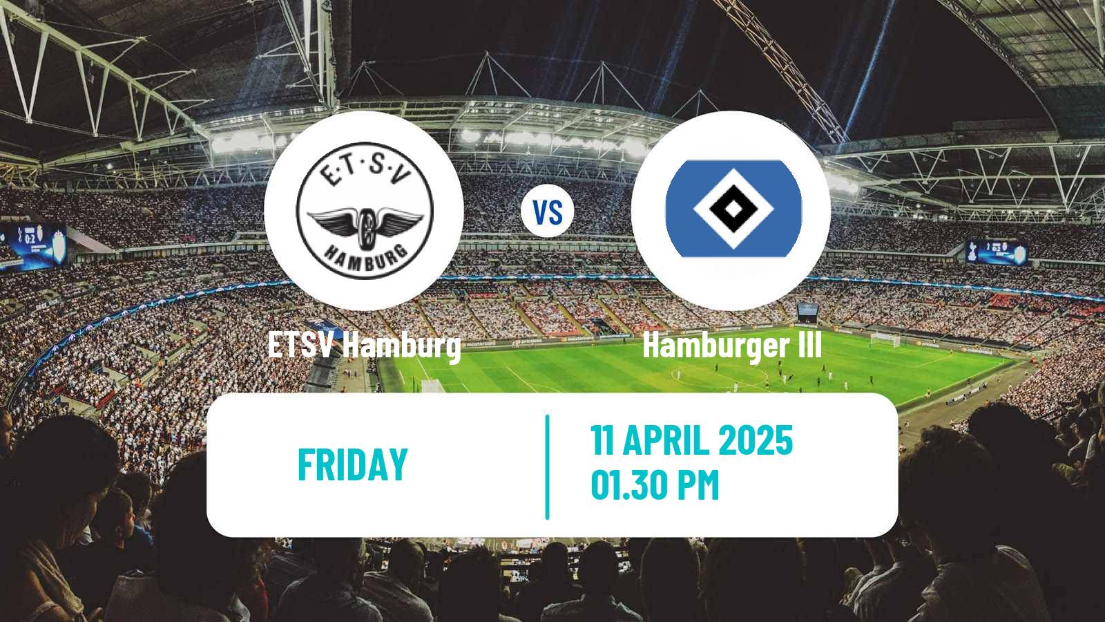 Soccer German Oberliga Hamburg ETSV Hamburg - Hamburger III