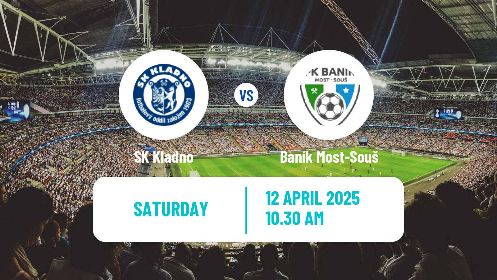 Soccer Czech CFL Group B Kladno - Baník Most-Souš