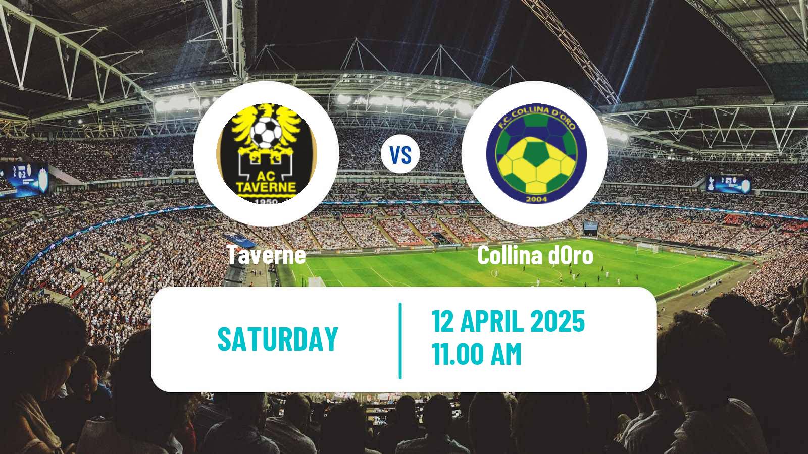 Football Swiss 1 Liga Classic Group 3 Taverne - Collina dOro