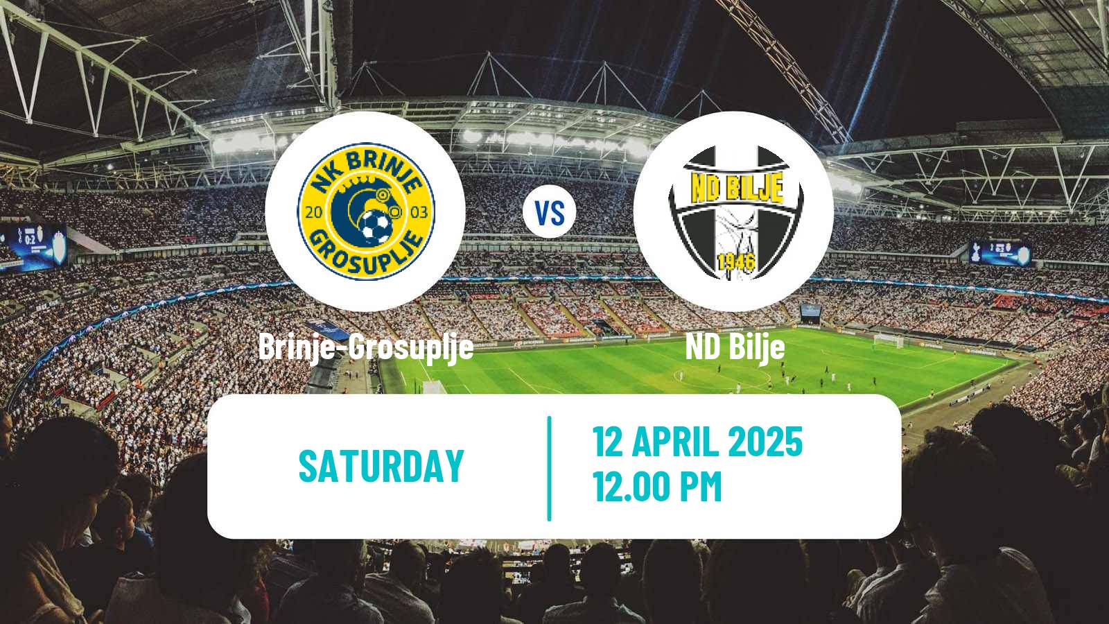 Soccer Slovenian 2 SNL Brinje-Grosuplje - Bilje