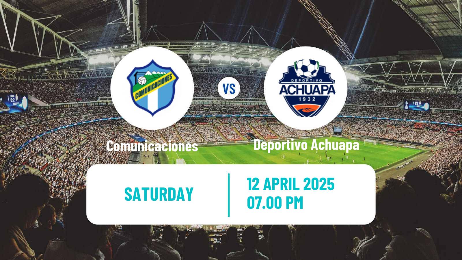 Soccer Guatemala Liga Nacional Comunicaciones - Deportivo Achuapa