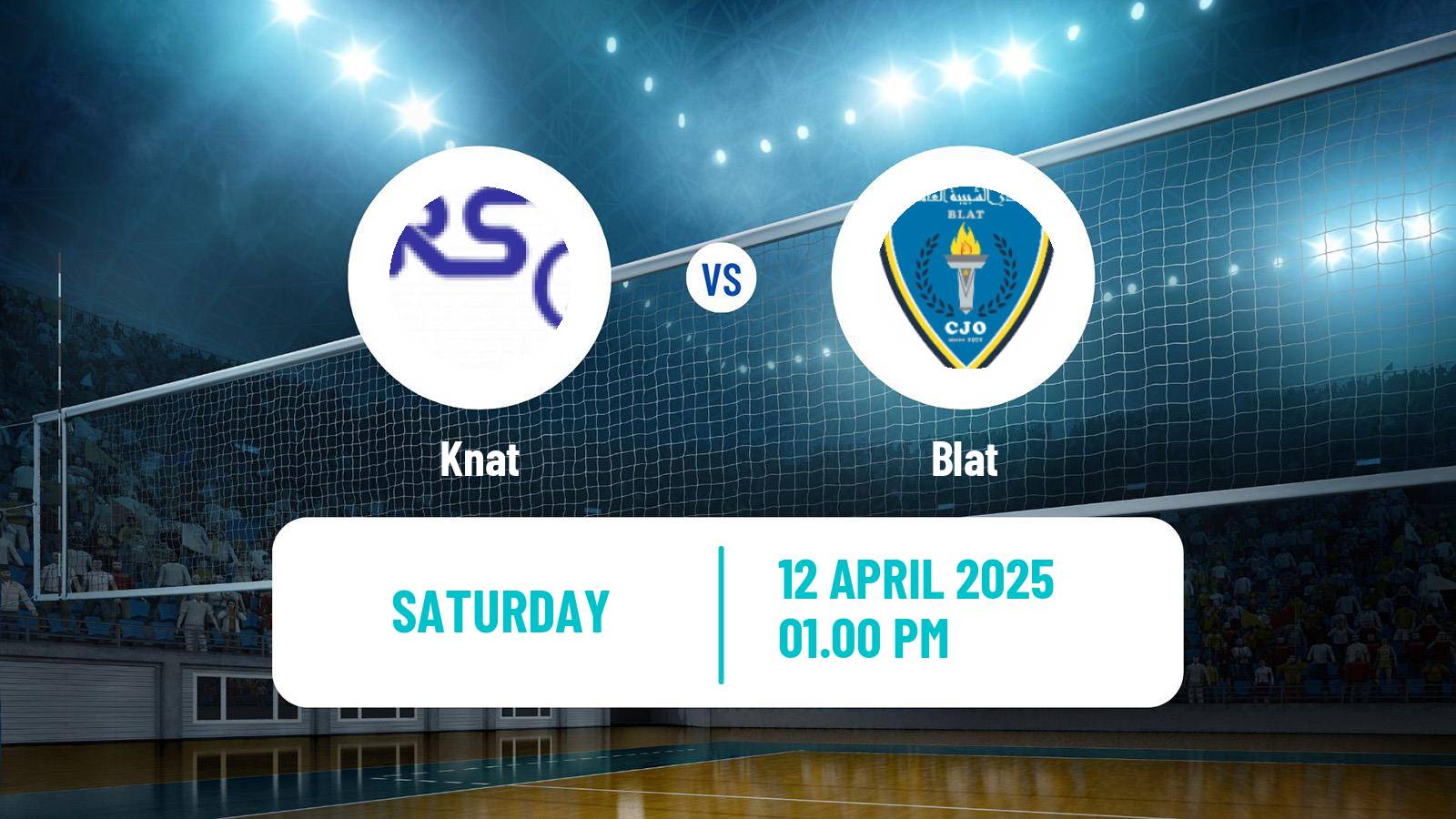 Volleyball Lebanese 1st Division Volleyball Knat - Blat