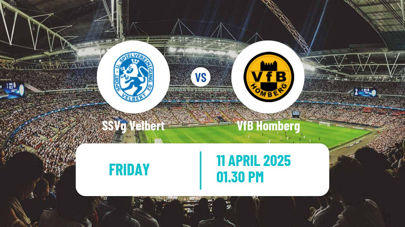 Soccer German Oberliga Niederrhein Velbert - Homberg
