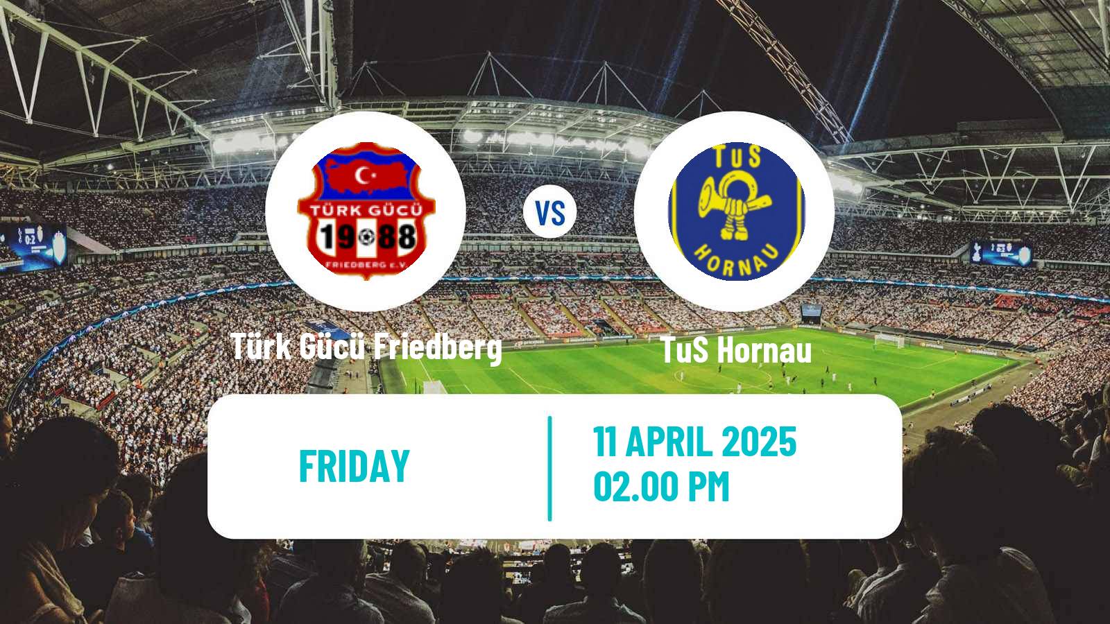 Soccer German Oberliga Hessen Türk Gücü Friedberg - Hornau