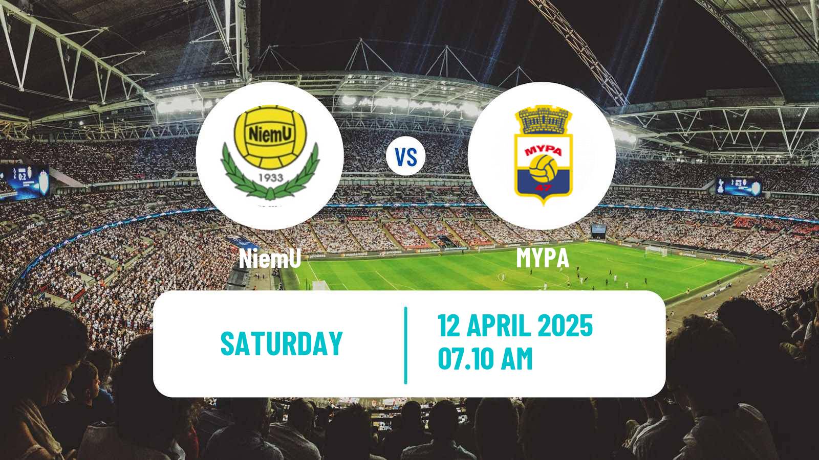 Soccer Finnish Cup NiemU - MYPA