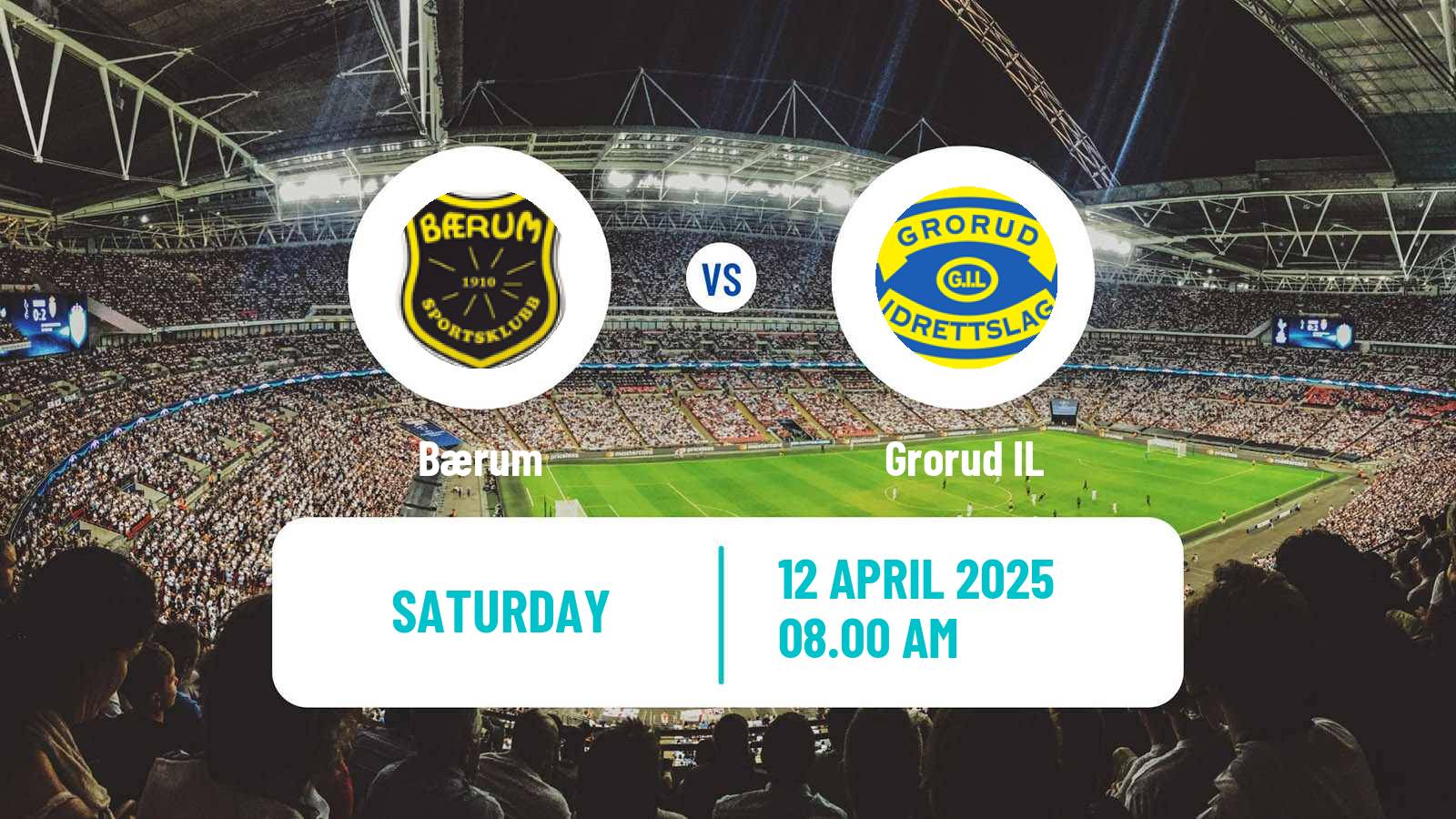 Football Norwegian NM Cup Bærum - Grorud