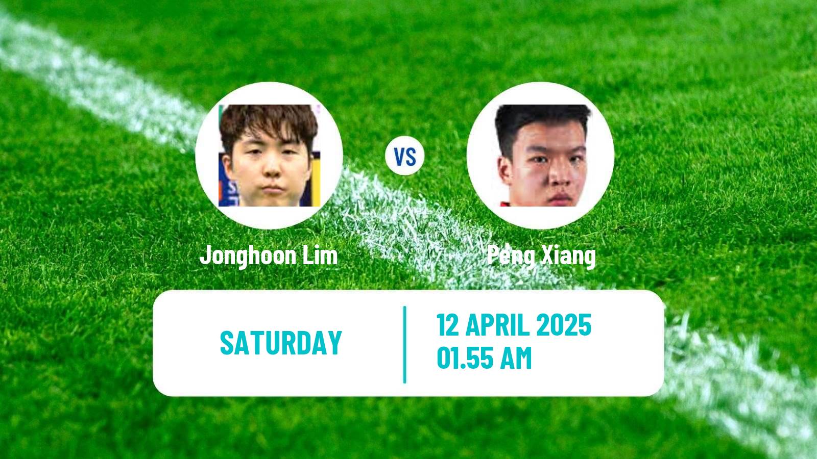 Table tennis Wtt Contender Taiyuan Men Jonghoon Lim - Peng Xiang
