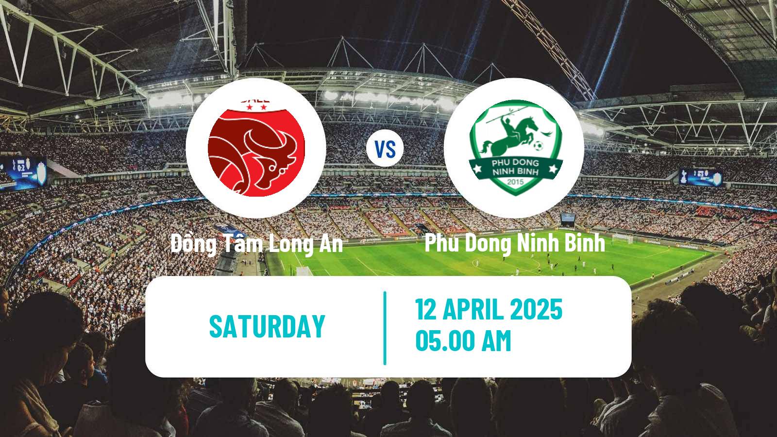 Soccer Vietnamese V League 2 Đồng Tâm Long An - Phu Dong Ninh Binh