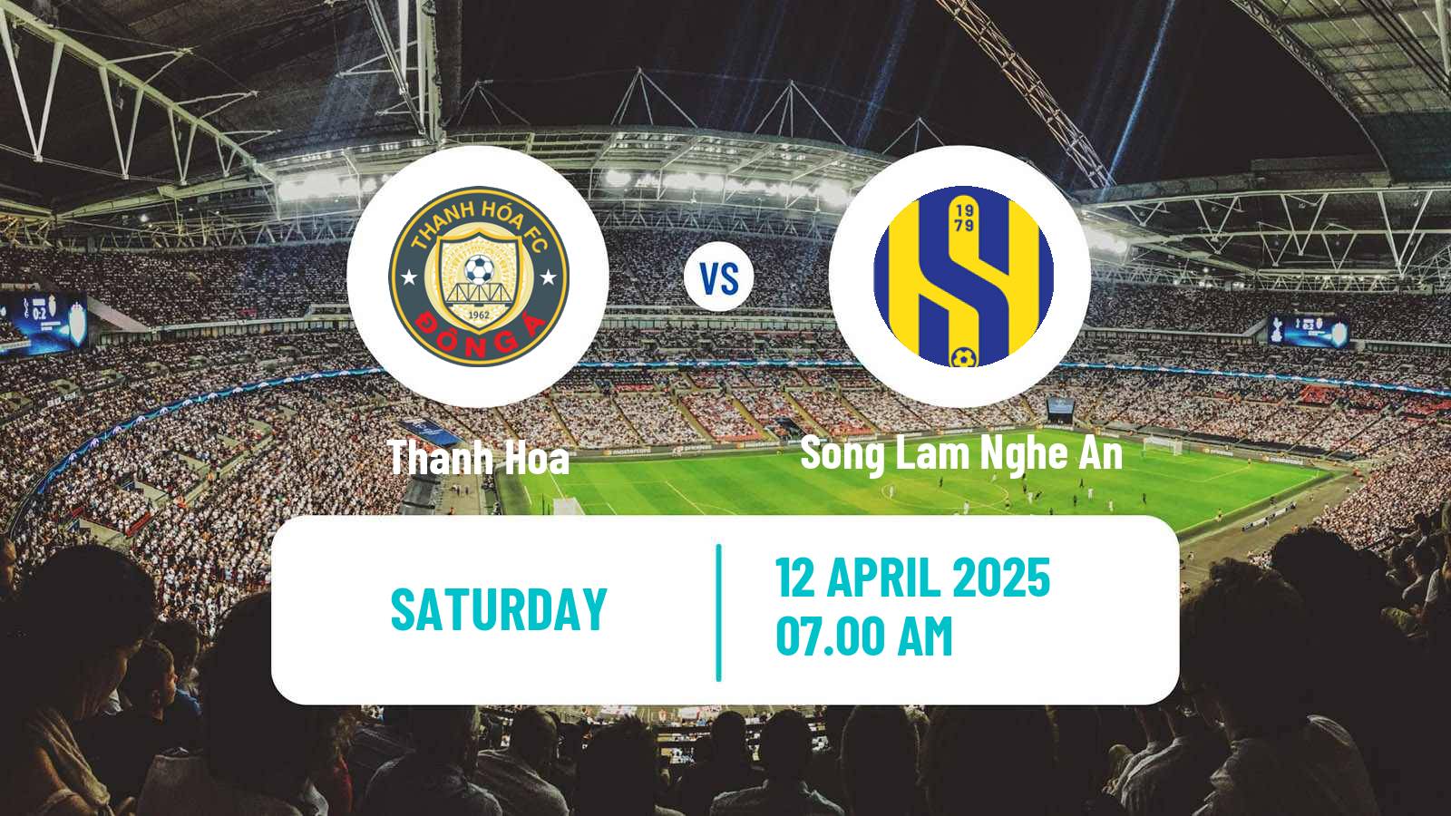 Soccer Vietnamese V League 1 Thanh Hoa - Song Lam Nghe An