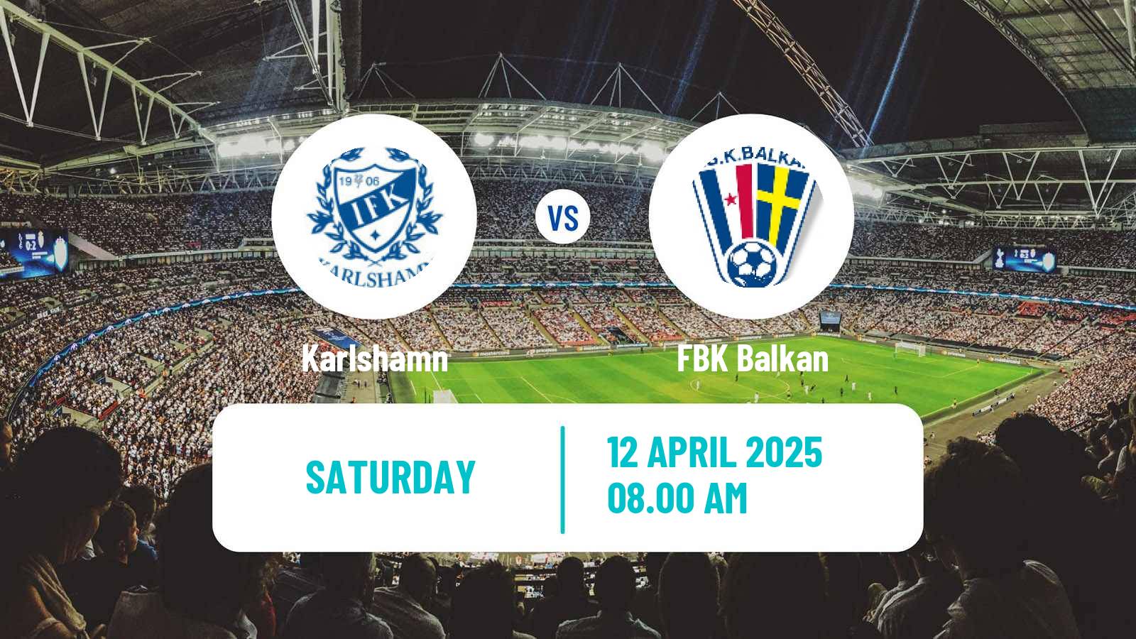 Soccer Swedish Division 2 - Södra Götaland Karlshamn - Balkan