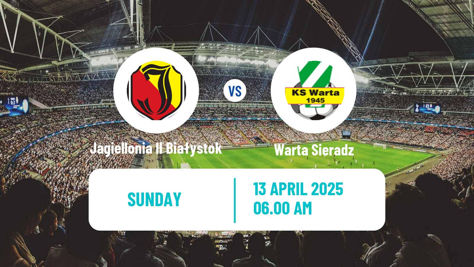 Soccer Polish Division 3 - Group I Jagiellonia II Białystok - Warta Sieradz