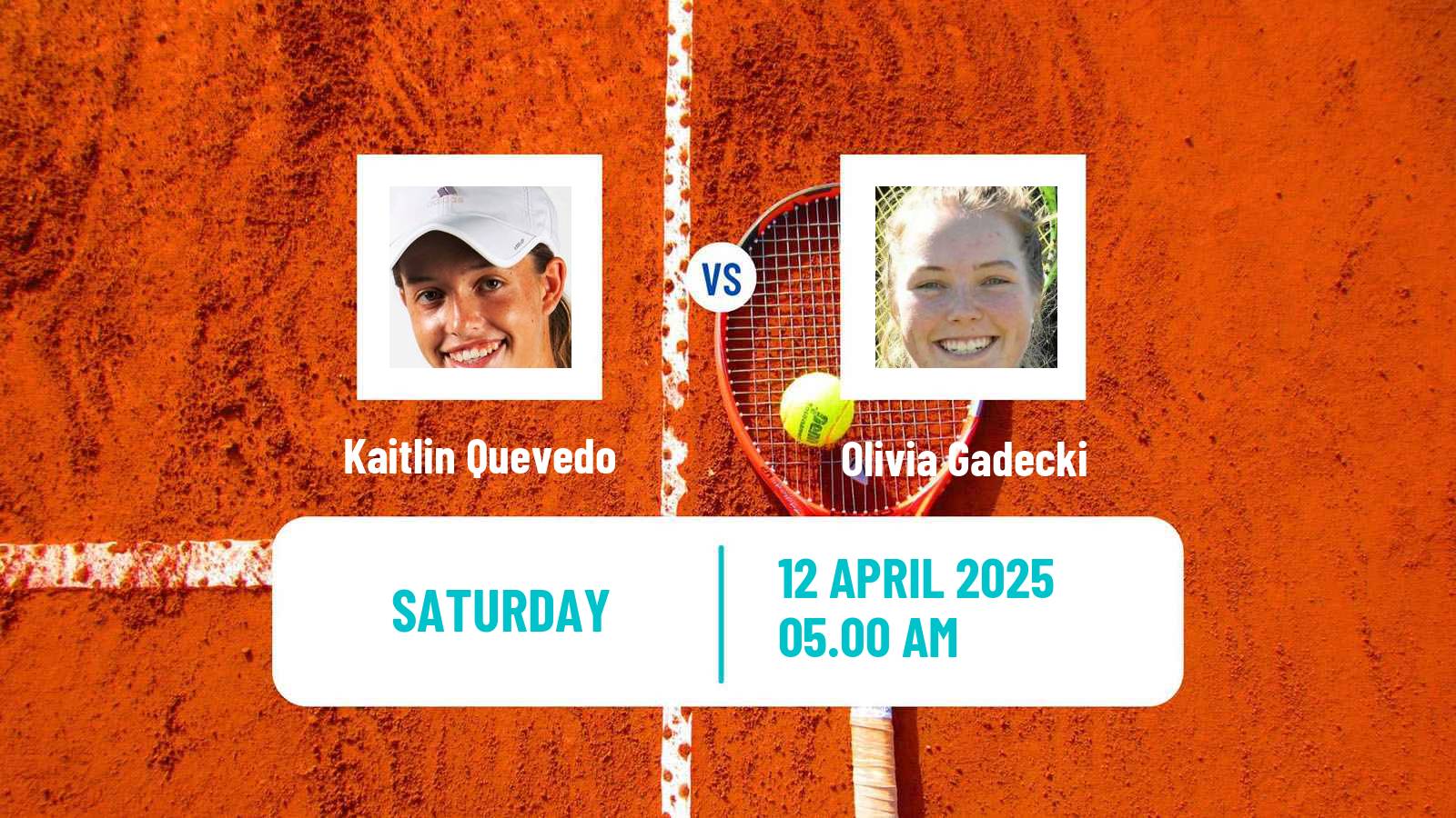 Tennis ITF W100 Zaragoza Women Kaitlin Quevedo - Olivia Gadecki