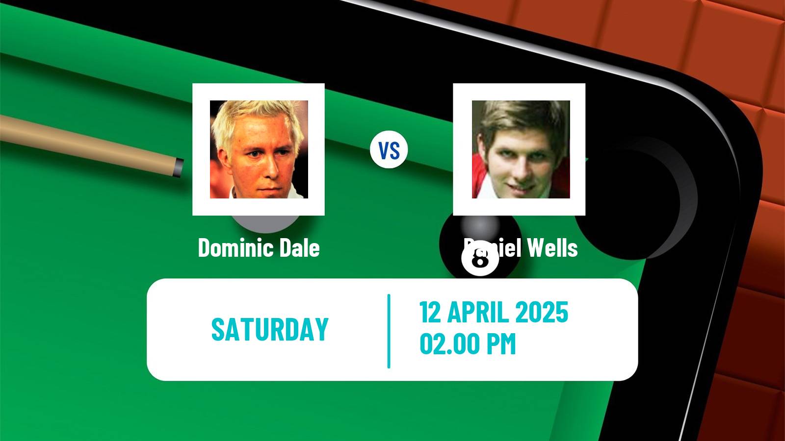 Snooker World Championship Dominic Dale - Daniel Wells