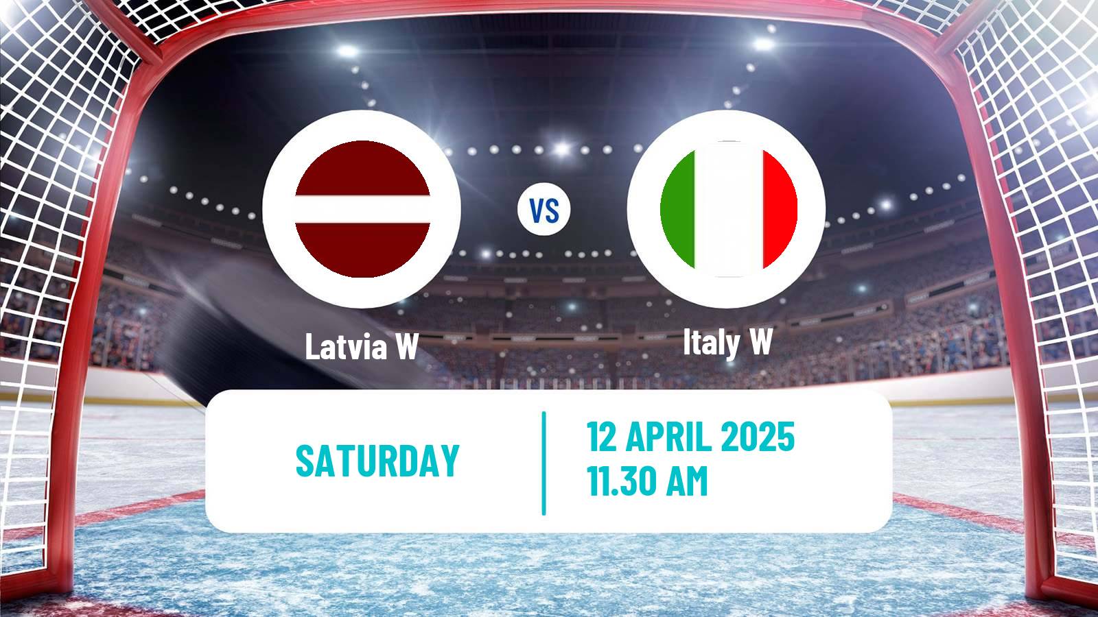 Hockey IIHF World Championship IB Women Latvia W - Italy W