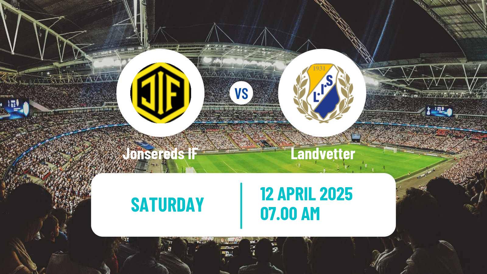 Soccer Swedish Division 2 - Västra Götaland Jonsereds - Landvetter