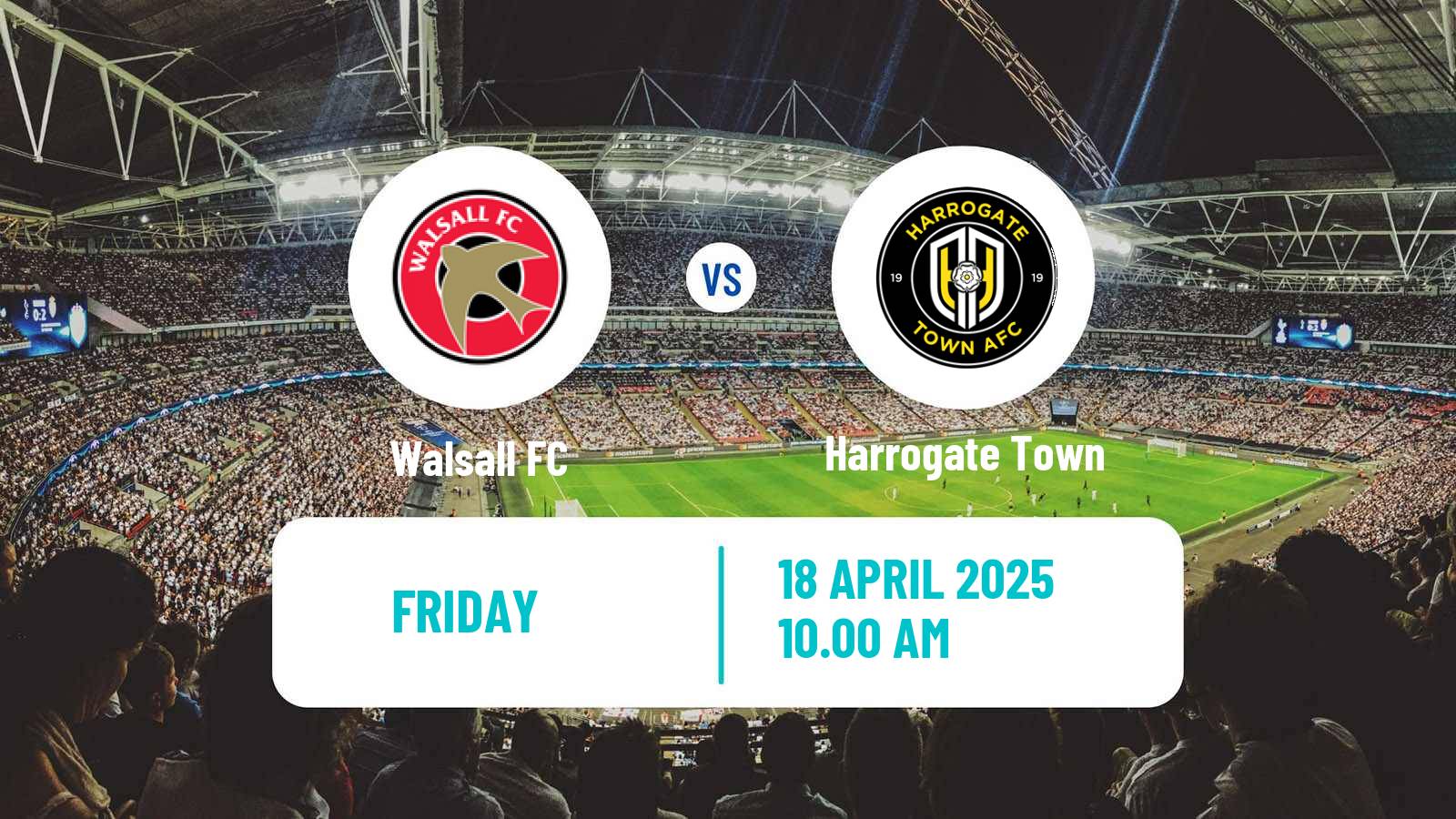 Soccer English League Two Walsall - Harrogate Town