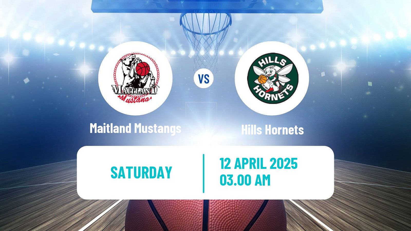 Basketball Australian NBL1 East Women Maitland Mustangs - Hills Hornets