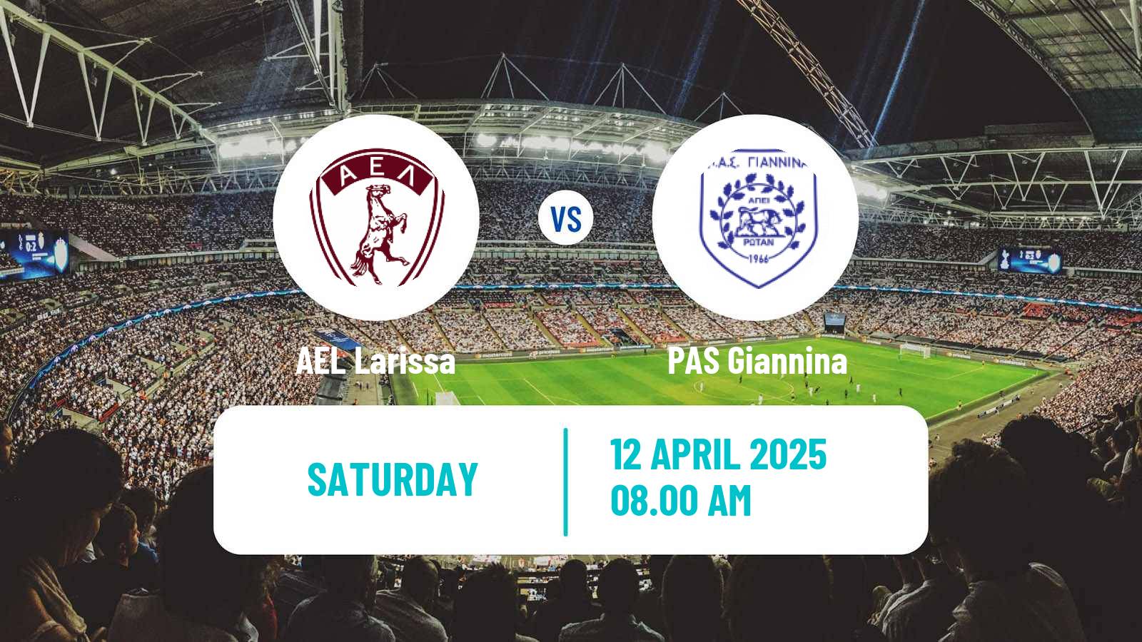 Soccer Greek Super League 2 AEL Larissa - PAS Giannina