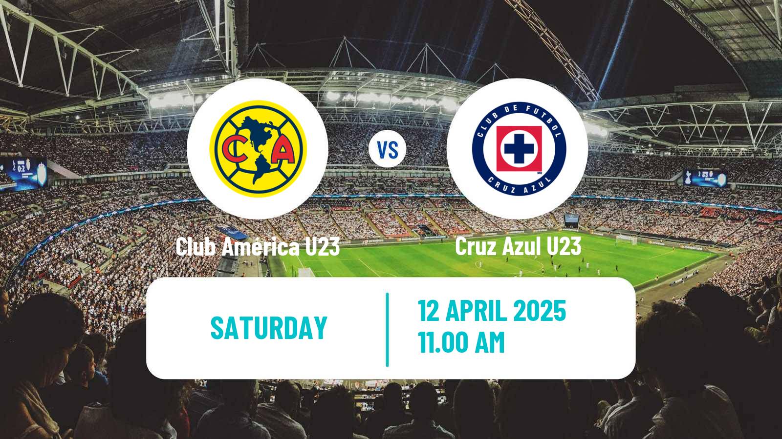 Football Mexican Liga MX U23 Club América U23 - Cruz Azul U23