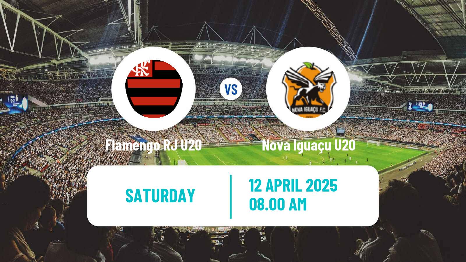 Soccer Brazilian Copa Rio U20 Flamengo RJ U20 - Nova Iguaçu U20