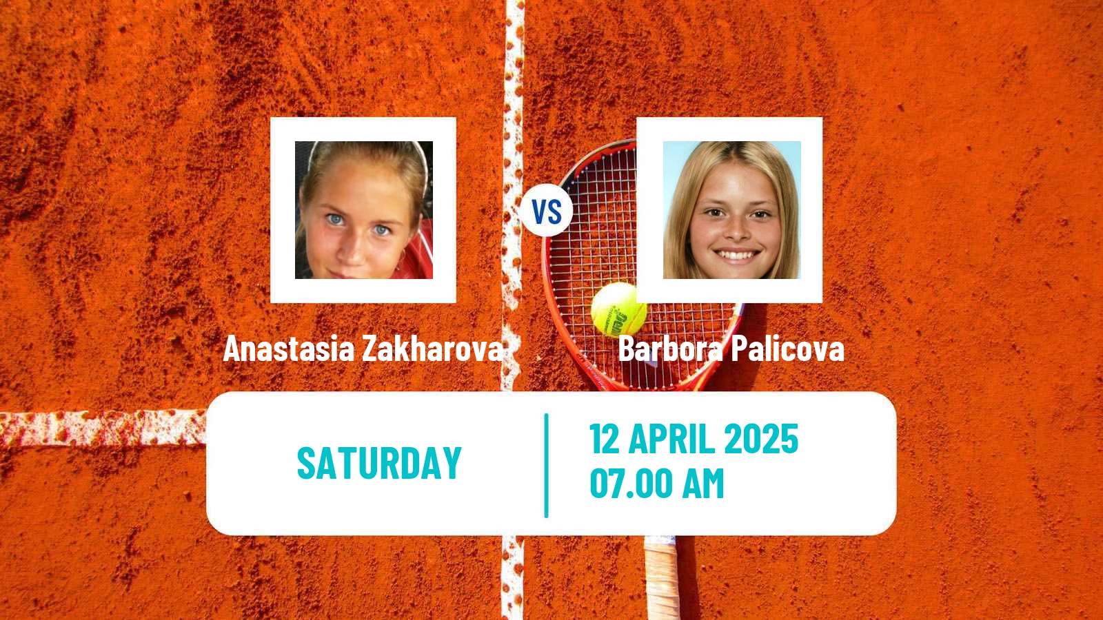 Tennis ITF W100 Zaragoza Women Anastasia Zakharova - Barbora Palicova
