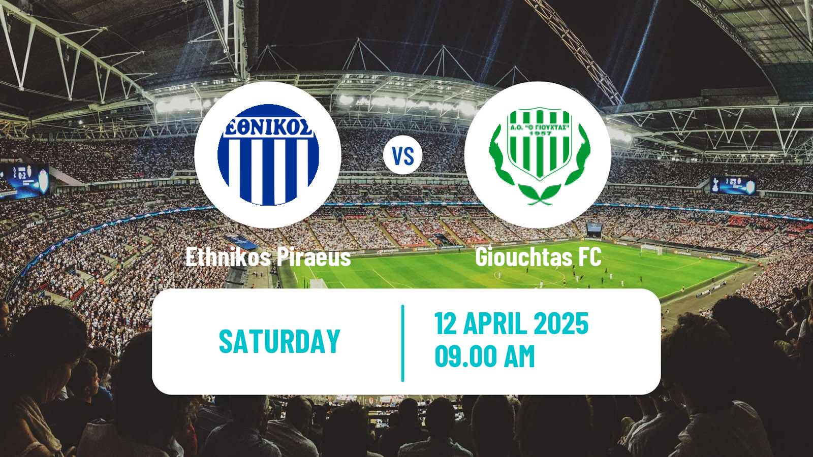 Soccer Greek Gamma Ethniki - Group 4 Ethnikos Piraeus - Giouchtas