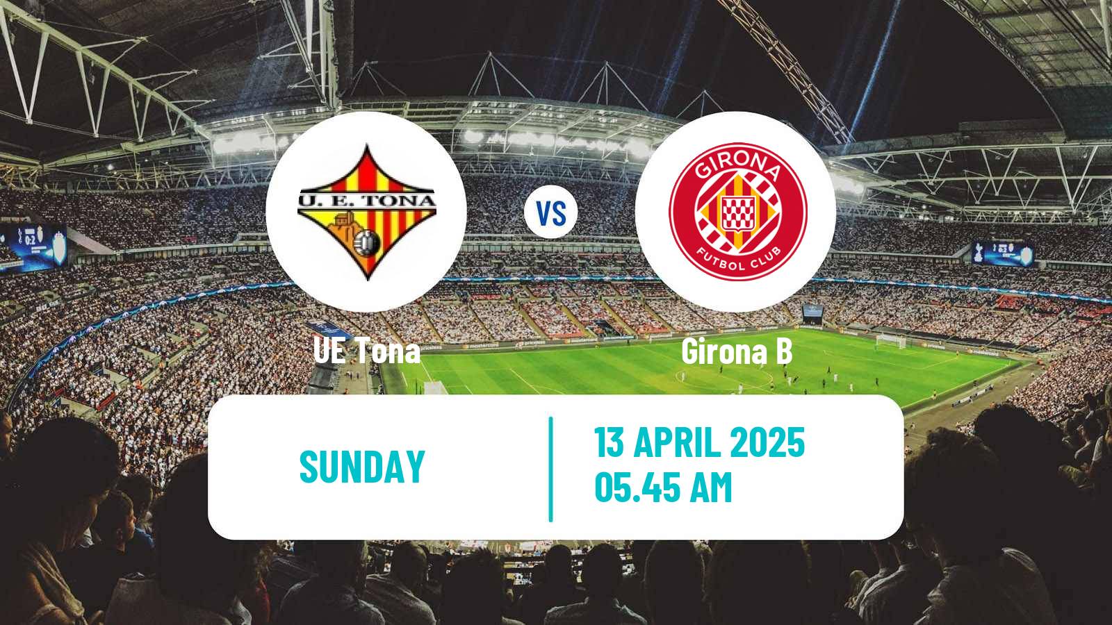Soccer Spanish Tercera RFEF - Group 5 Tona - Girona B