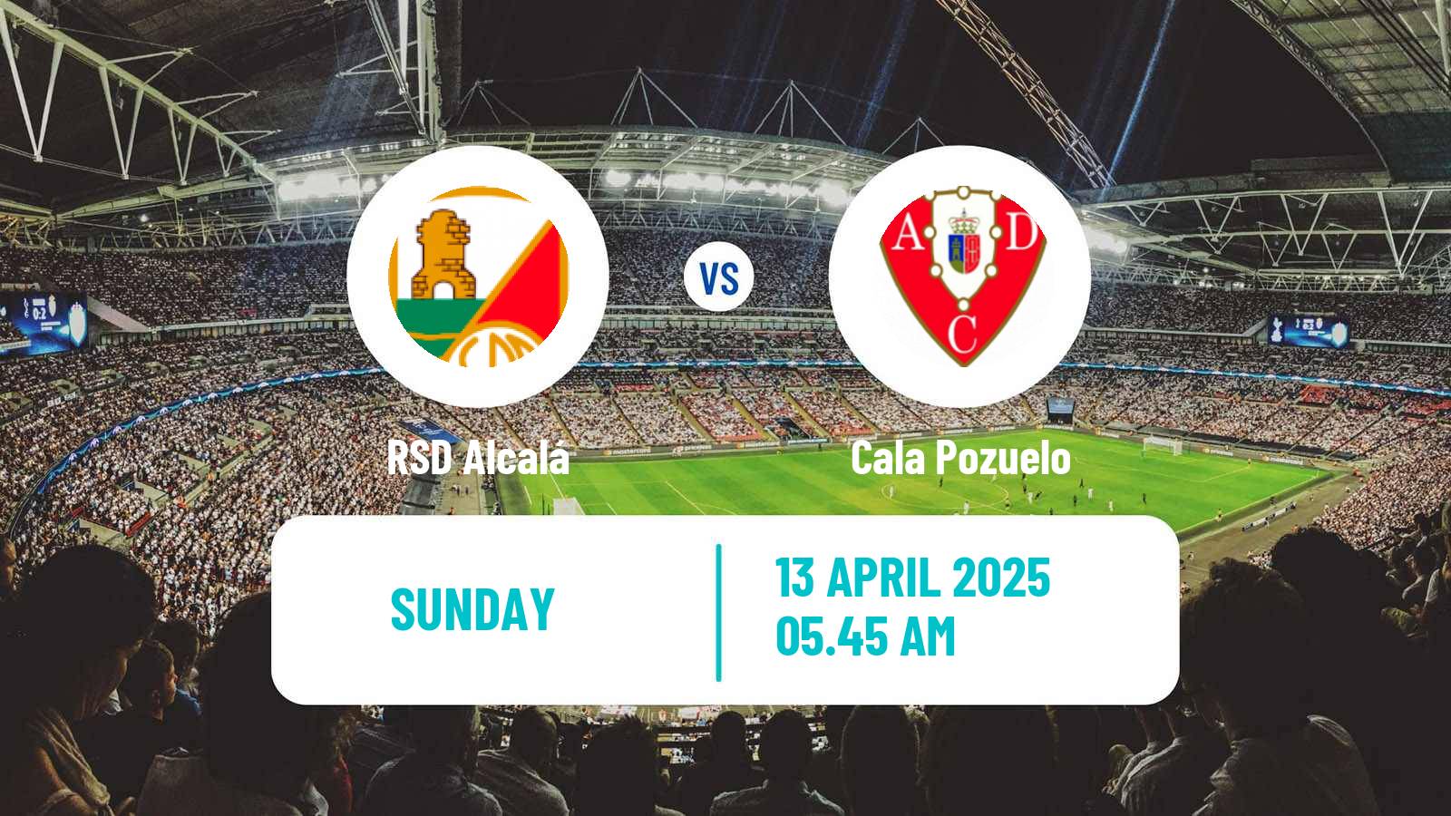 Soccer Spanish Tercera RFEF - Group 7 Alcalá - Cala Pozuelo