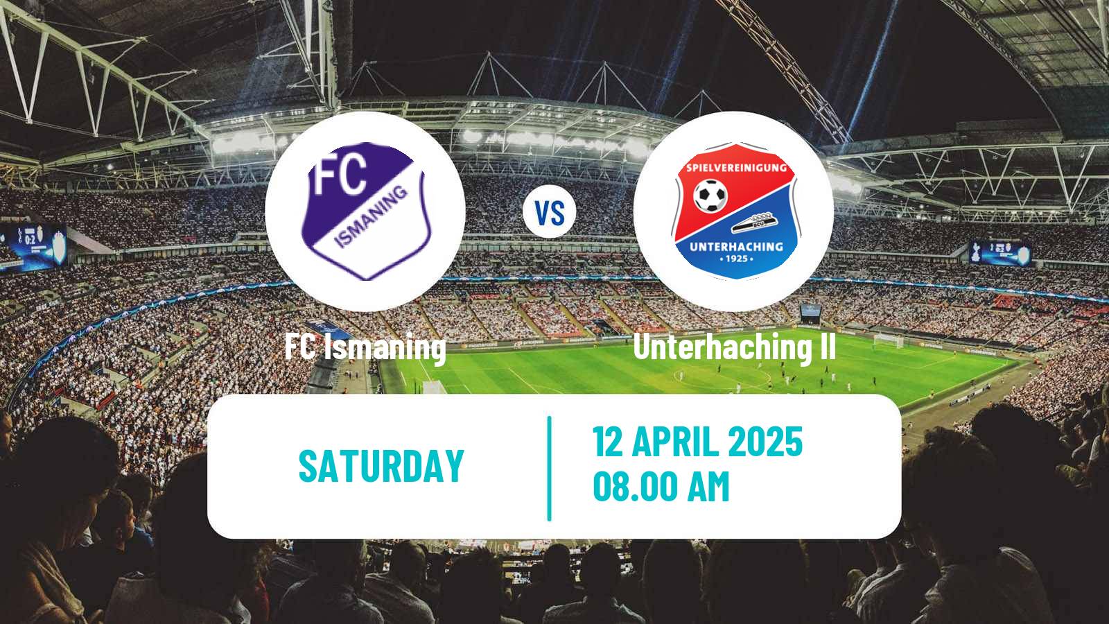 Soccer German Oberliga Bayern Süd Ismaning - Unterhaching II