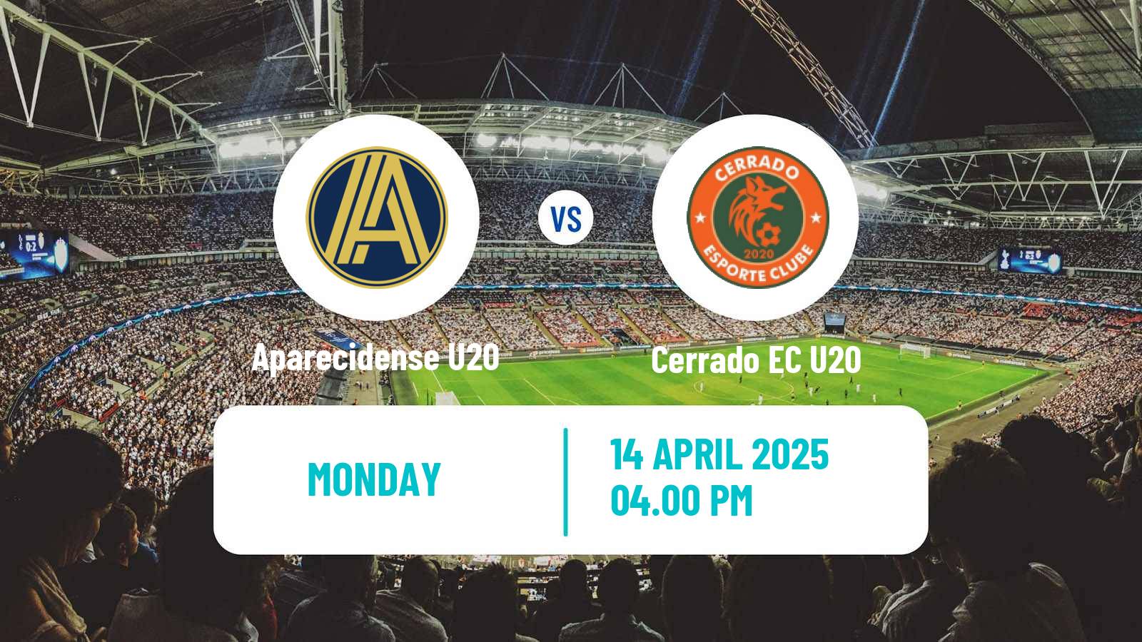 Soccer Brazilian Goiano U20 Aparecidense U20 - Cerrado EC U20