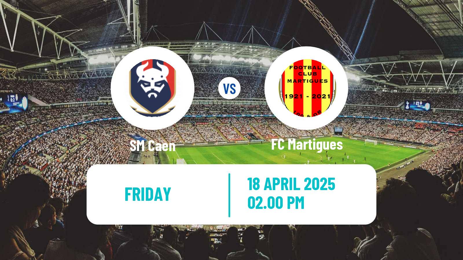 Soccer French Ligue 2 Caen - Martigues