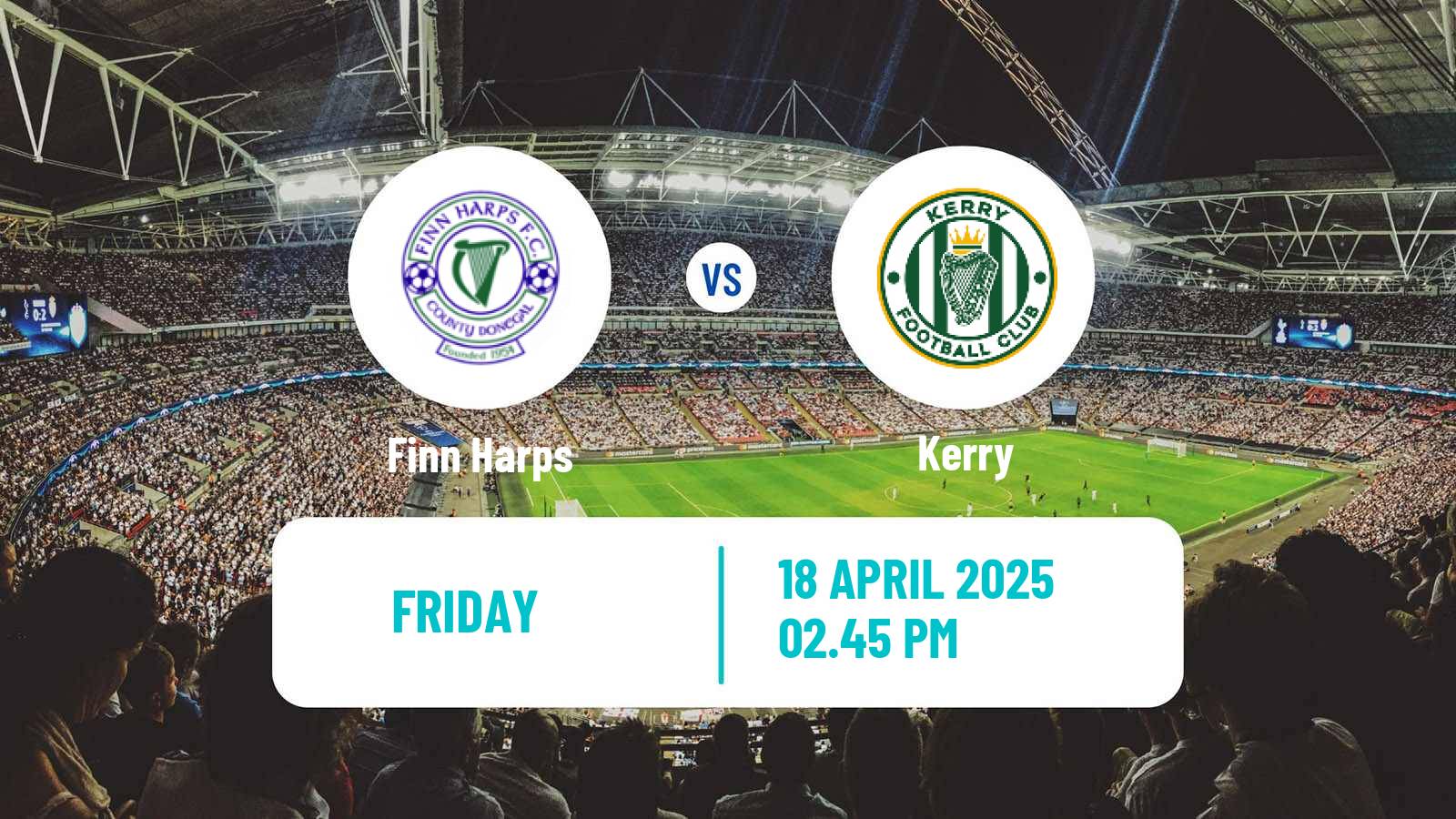 Soccer Irish Division 1 Finn Harps - Kerry
