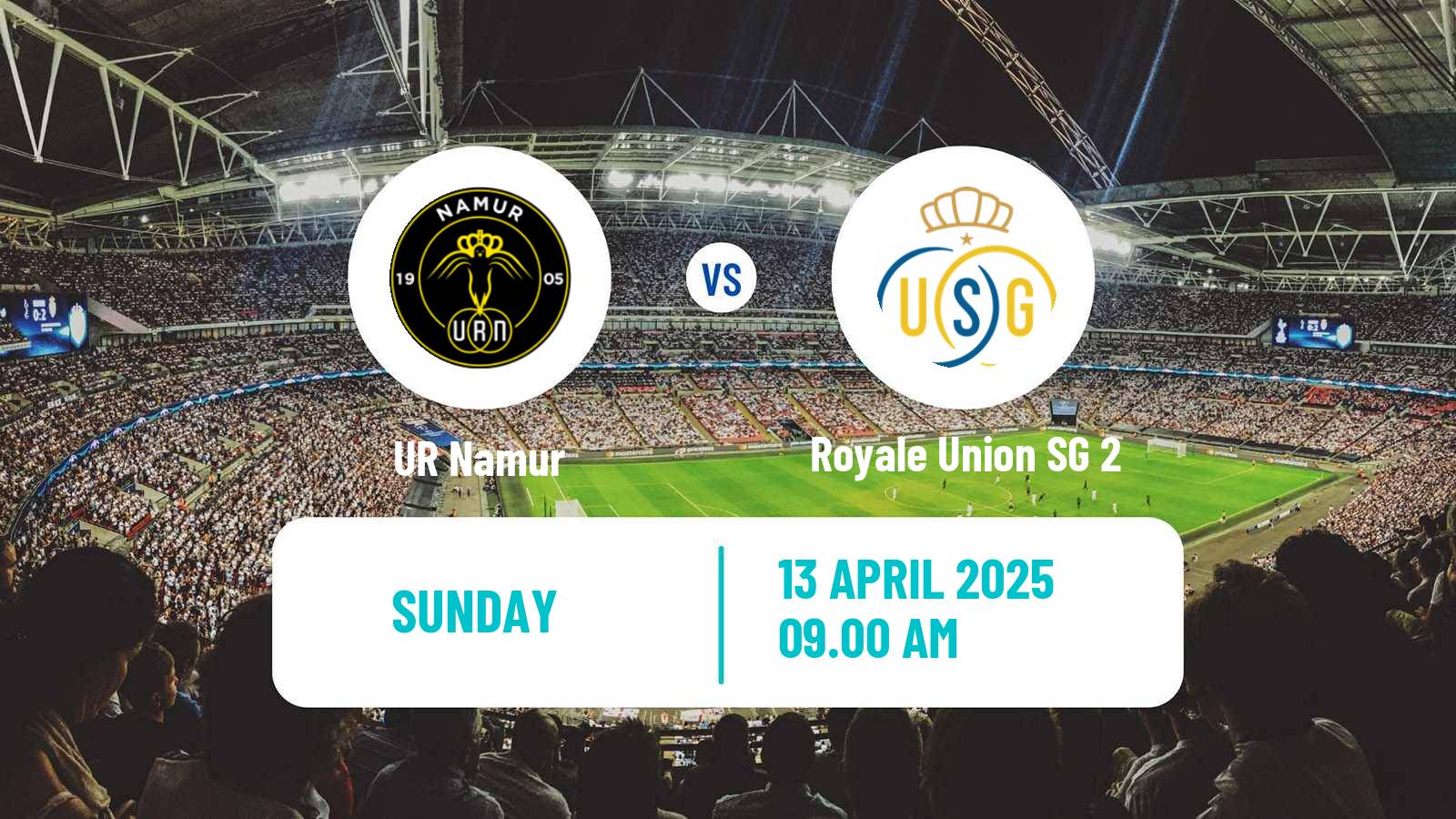 Soccer Belgian National Division 1 ACFF Namur - Royale Union SG 2