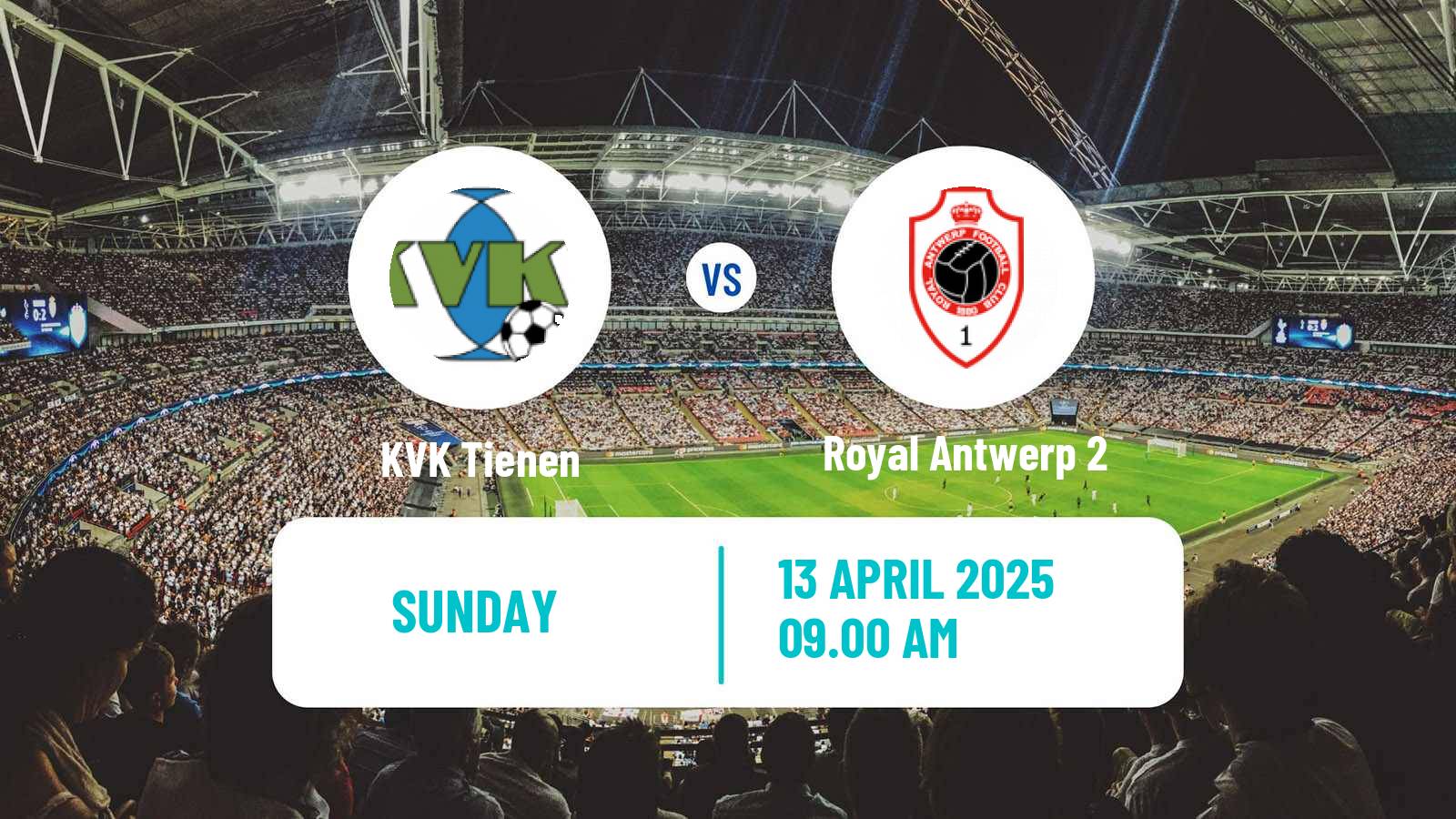 Soccer Belgian National Division 1 VV Tienen - Royal Antwerp 2