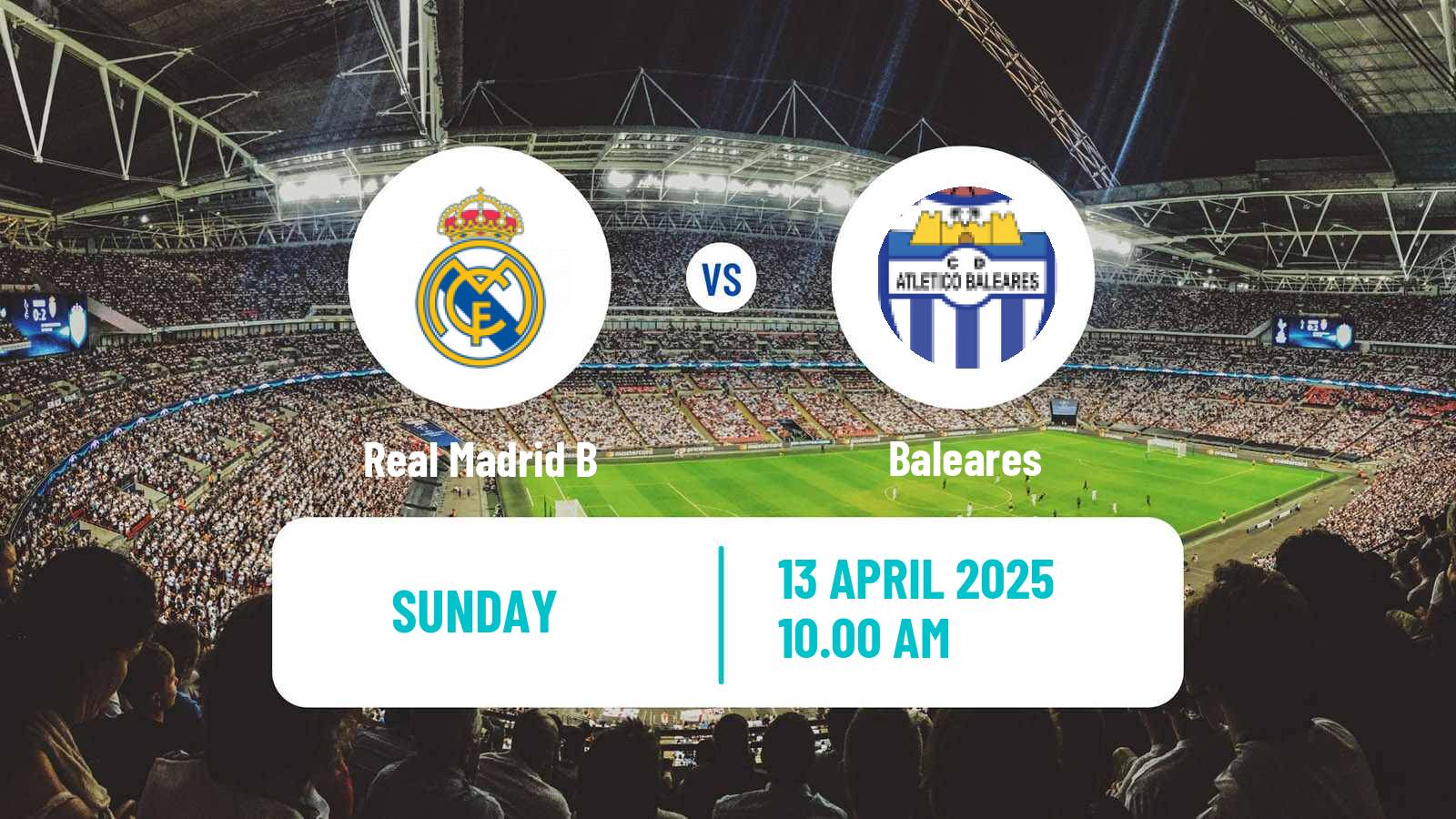 Soccer Spanish Primera Federacion Women Real Madrid B - Baleares