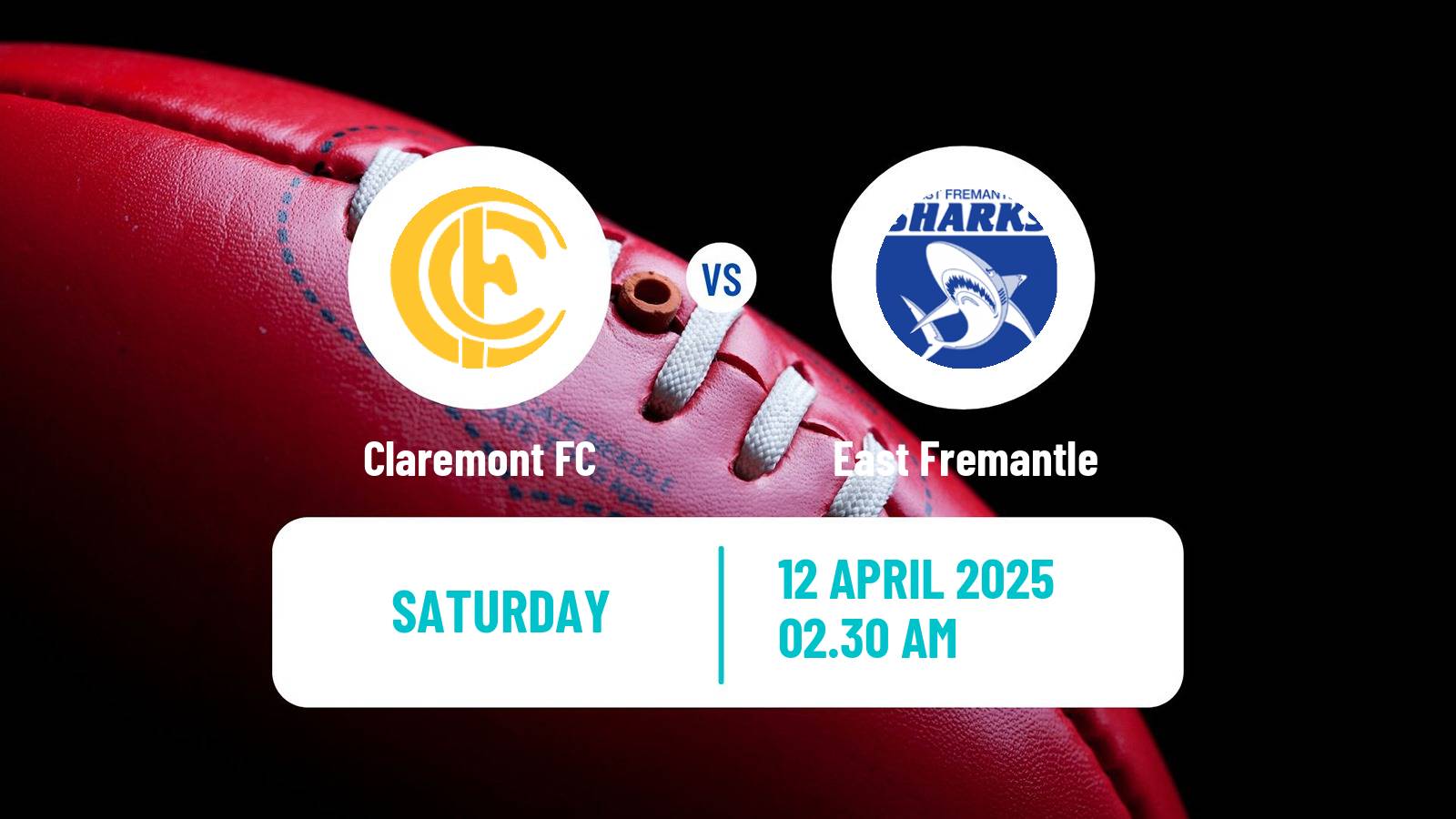 Aussie rules WAFL Claremont - East Fremantle